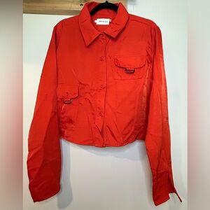 NWT HONOR THE GIFT WOMENS ORANGE CADET TOP SIZE LARGE